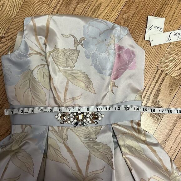 ELIZA J FLORAL JACQUARD FIT & FLARE NWT DRESS‎ SIZE 6 - Picture 10 of 10